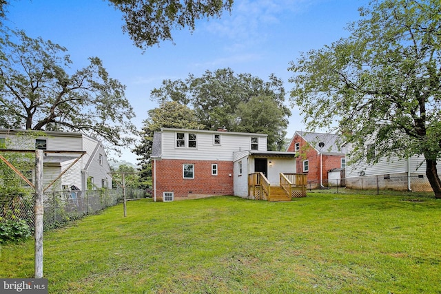 5210 57th Ave, Hyattsville, MD 20781 - rear view of house with brick siding and central air condition unit