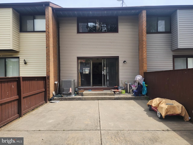 74 Probasco Rd, Hightstown, NJ 08520 - rear view of property with cooling unit