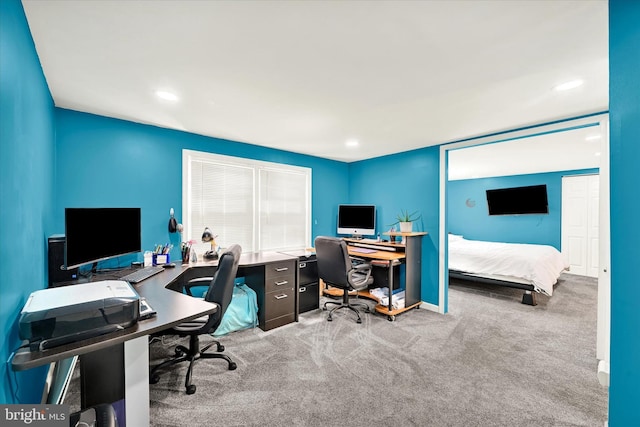 15 Homberg Ave, Baltimore, MD 21221 - carpeted office space featuring baseboards and recessed lighting