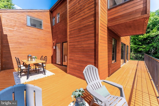 2127 Cabots Point Ln, Reston, VA 20191 - deck featuring outdoor dining area