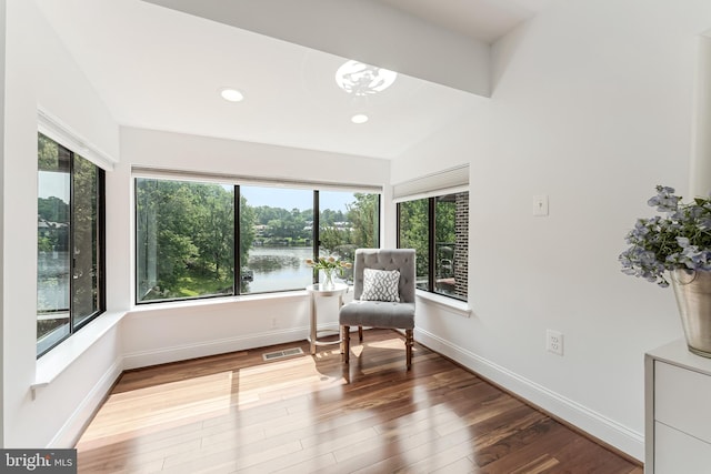 2127 Cabots Point Ln, Reston, VA 20191 - living area with wood finished floors and recessed lighting