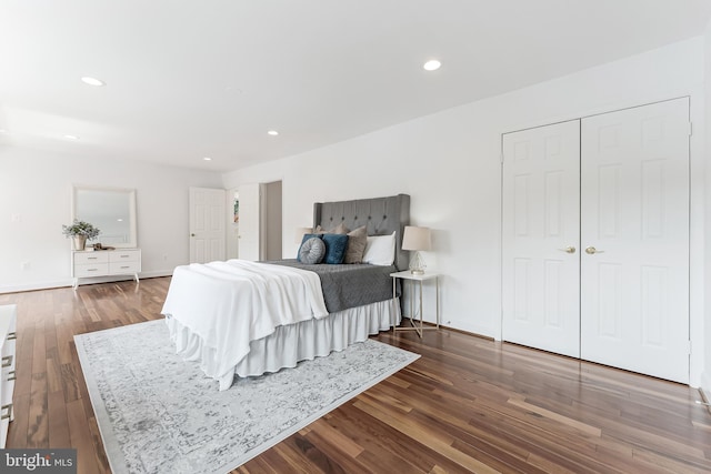2127 Cabots Point Ln, Reston, VA 20191 - bedroom with wood finished floors and recessed lighting