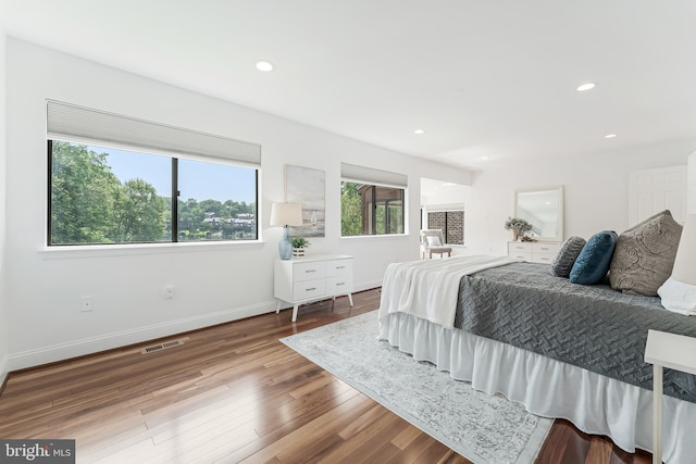 2127 Cabots Point Ln, Reston, VA 20191 - bedroom with wood finished floors and recessed lighting