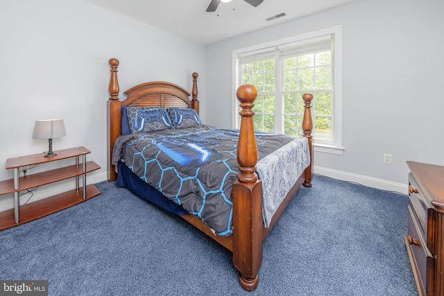 11 Harvest Dr, Pittsgrove, NJ 08318 - bedroom featuring carpet flooring, baseboards, and ceiling fan