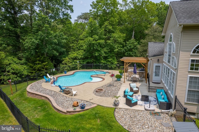 11 Harvest Dr, Pittsgrove, NJ 08318 - view of pool with a patio and outdoor lounge area