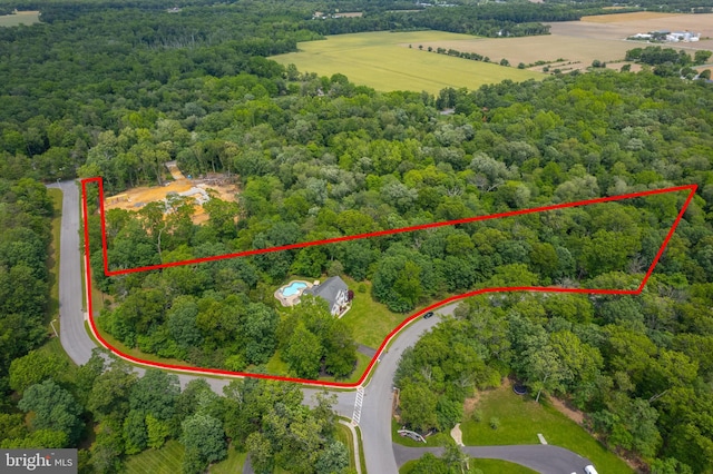 11 Harvest Dr, Pittsgrove, NJ 08318 - view of property location with a heavily wooded area and property parcel outlined