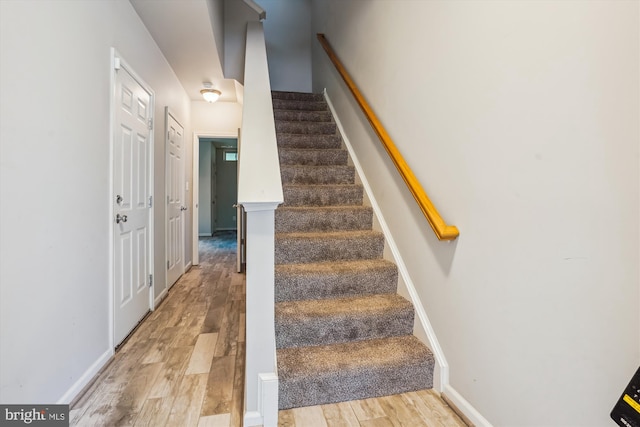 16758 Blackjack Oak Ln, Woodbridge, VA 22191 - stairs with wood finished floors and baseboards