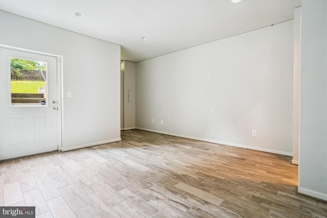 16758 Blackjack Oak Ln, Woodbridge, VA 22191 - empty room with wood finished floors, baseboards, and recessed lighting