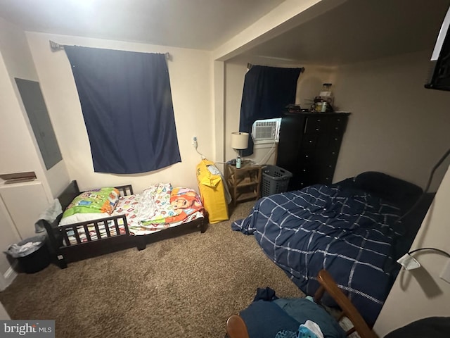 65 Rachel Ln, Inwood, WV 25428 - bedroom with carpet and a wall mounted air conditioner