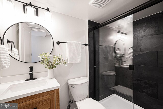 12300 La Plata St, Silver Spring, MD 20904 - full bath with toilet, vanity, and a stall shower