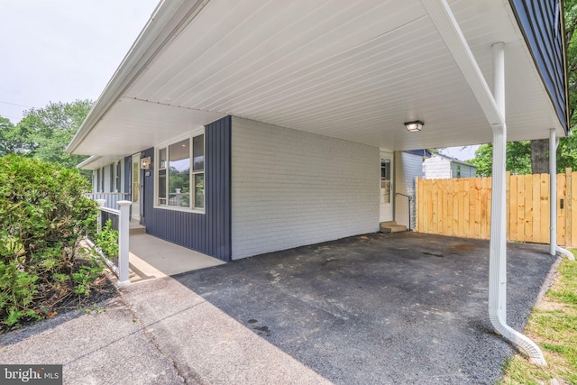 12300 La Plata St, Silver Spring, MD 20904 - view of patio / terrace with an attached carport