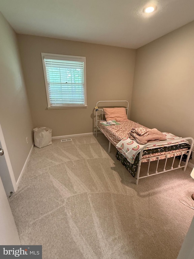 6802 Grays Mill Rd, Warrenton, VA 20187 - carpeted bedroom with baseboards and recessed lighting