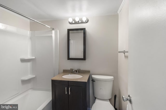 3811 Swann Rd Unit T-3, Suitland, MD 20746 - full bathroom with vanity, toilet, and  shower combination