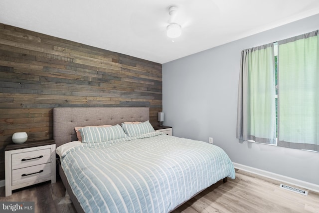 1971 High Top Rd, Linden, VA 22642 - bedroom featuring wood walls and wood finished floors