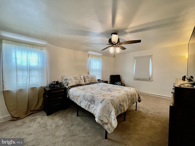 1506 Mcgovern Ter, Wilmington, DE 19805 - bedroom with carpet flooring, baseboards, and ceiling fan