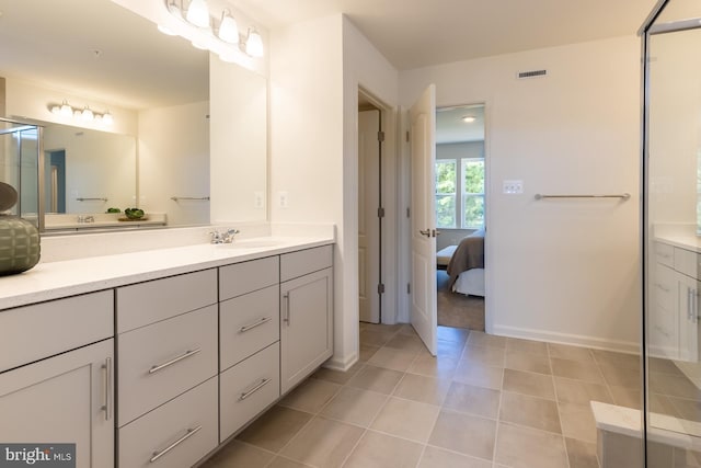 TBD Melia Court, Parkville, MD 21234 - ensuite bathroom with vanity, tile patterned flooring, and baseboards