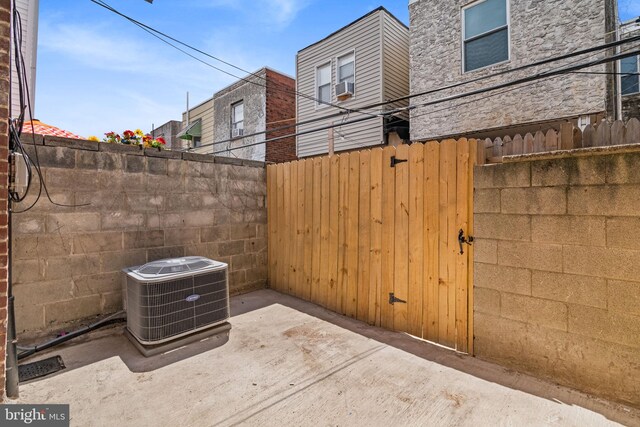 1728 S Bancroft St, Philadelphia, PA 19145 - view of patio featuring central air condition unit and cooling unit