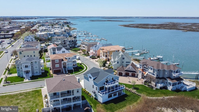 21 Hart Ln, Ventnor City, NJ 08406 - aerial view of residential area with a large body of water