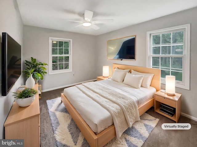 13109 Mica Ct, Silver Spring, MD 20904 - bedroom with baseboards and ceiling fan