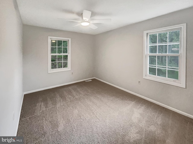 13109 Mica Ct, Silver Spring, MD 20904 - carpeted empty room with ceiling fan and baseboards