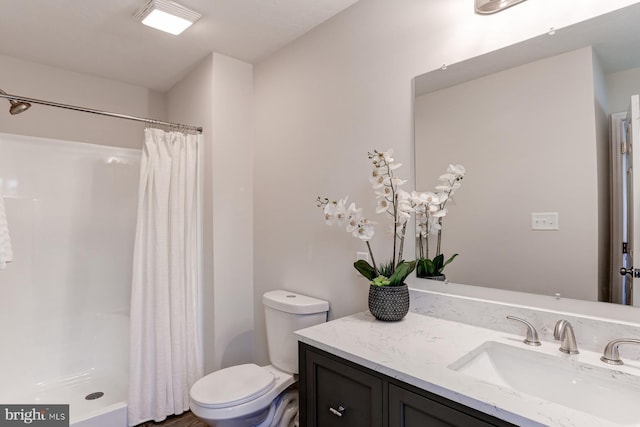 1667 Beech Ln, Hanover, PA 17331 - full bathroom featuring vanity, toilet, and curtained shower