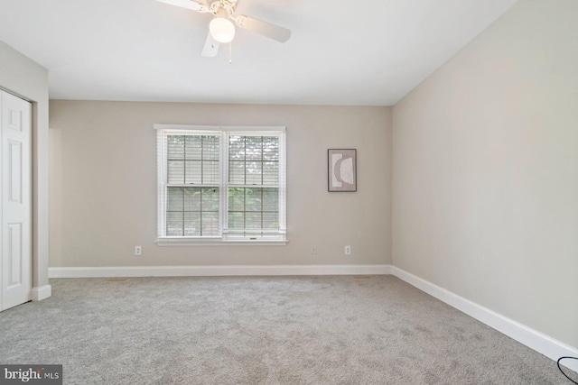 9710 Magledt Rd, Baltimore, MD 21234 - unfurnished bedroom with carpet, a closet, and a ceiling fan