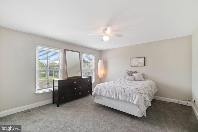 9710 Magledt Rd, Baltimore, MD 21234 - carpeted bedroom with baseboards and a ceiling fan