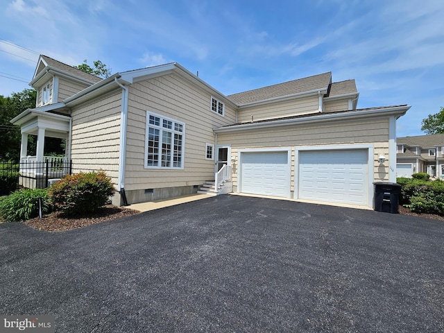204 Turtle Cv Unit 116, Laurel, DE 19956 - view of front of home featuring driveway, crawl space, and an attached garage