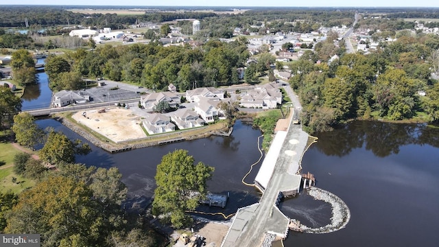 204 Turtle Cv Unit 116, Laurel, DE 19956 - aerial view of property's location featuring a large body of water and nearby suburban area