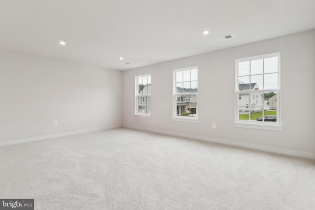 121 Mountain Path Ln, Stafford, VA 22554 - spare room featuring carpet floors, recessed lighting, and baseboards