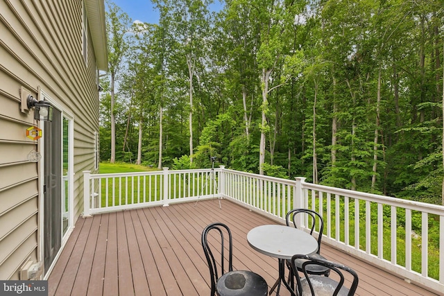 121 Mountain Path Ln, Stafford, VA 22554 - view of wooden deck