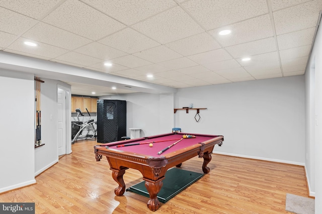 10604 Sourwood Ct, Laurel, MD 20723 - playroom featuring light wood-style flooring and pool table