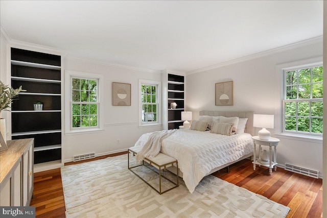33 Duffield Pl, Princeton, NJ 08540 - bedroom with ornamental molding, wood finished floors, and baseboards