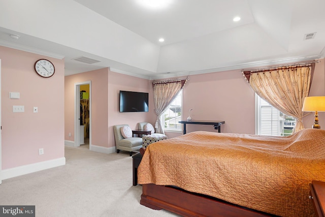 213 Athena Ct, Wilmington, DE 19808 - bedroom with light colored carpet, baseboards, and recessed lighting