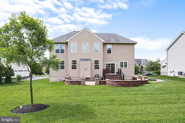 213 Athena Ct, Wilmington, DE 19808 - rear view of property featuring a lawn