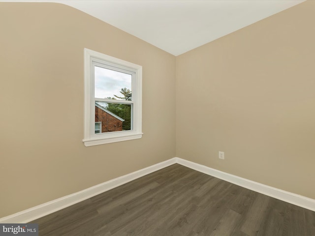 8709 Bradford Rd, Silver Spring, MD 20901 - spare room featuring baseboards and dark wood finished floors