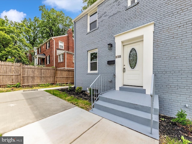 8709 Bradford Rd, Silver Spring, MD 20901 - entrance to property with brick siding