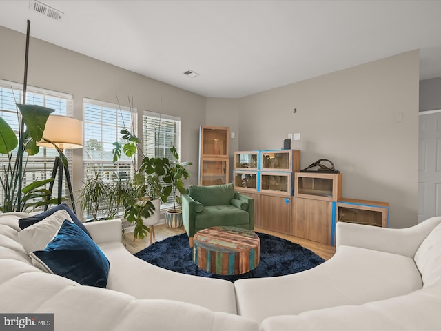 5307 Wyndholme Cir Unit 302, Baltimore, MD 21229 - living area with wood finished floors