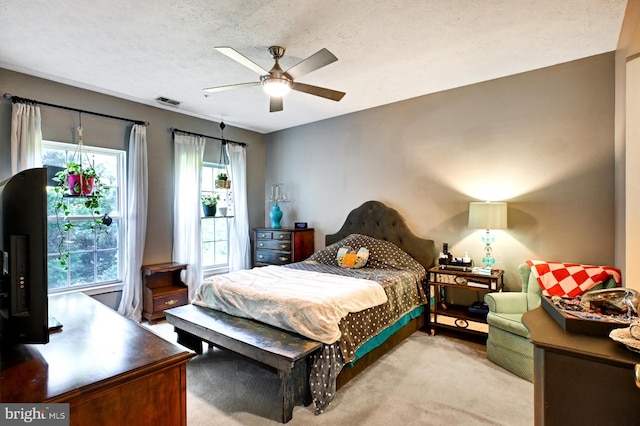 9615 Haven Farm Rd Unit 9615G, Perry Hall, MD 21128 - bedroom with light carpet and ceiling fan