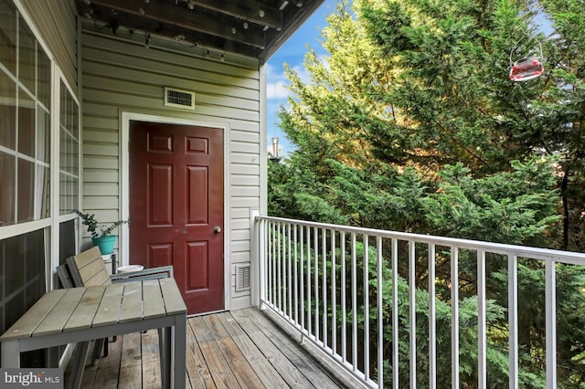 9615 Haven Farm Rd Unit 9615G, Perry Hall, MD 21128 - view of balcony