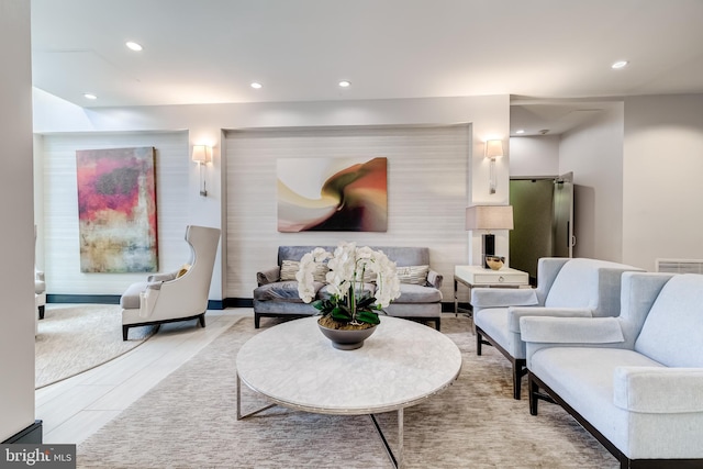 1225 Martha Custis Dr Unit 1210, Alexandria, VA 22302 - living area with recessed lighting