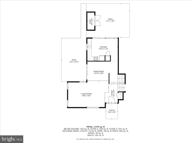 167 S Fox Rd, Sterling, VA 20164 - home floor plan