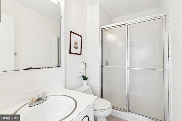 167 S Fox Rd, Sterling, VA 20164 - full bath with toilet, vanity, and a shower with door