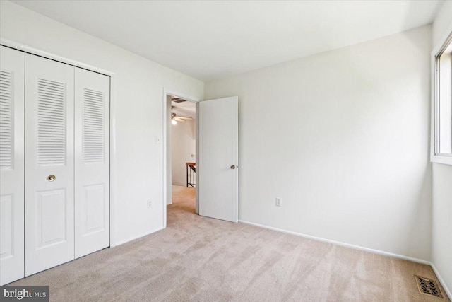 167 S Fox Rd, Sterling, VA 20164 - unfurnished bedroom with carpet, a closet, and baseboards
