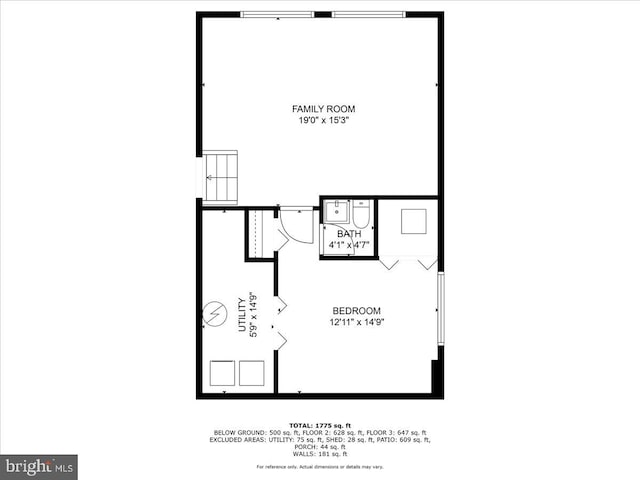 167 S Fox Rd, Sterling, VA 20164 - floor plan / room layout