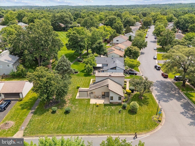 167 S Fox Rd, Sterling, VA 20164 - aerial perspective of suburban area featuring a heavily wooded area
