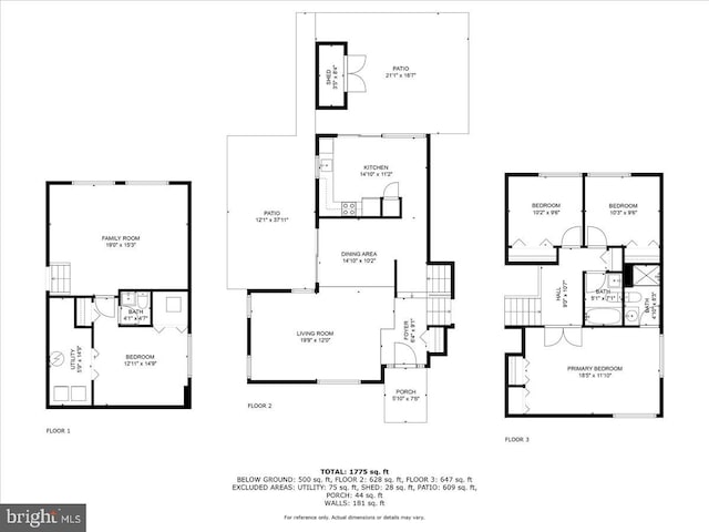 167 S Fox Rd, Sterling, VA 20164 - home floor plan