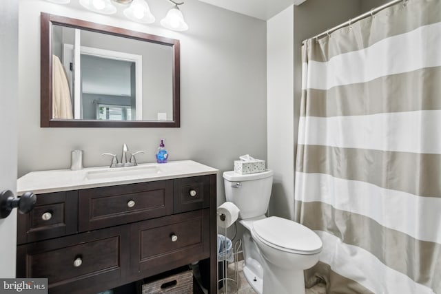 169 Woodlake Dr, Marlton, NJ 08053 - bathroom with vanity, toilet, and curtained shower
