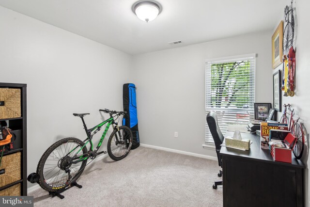 169 Woodlake Dr, Marlton, NJ 08053 - carpeted home office with baseboards