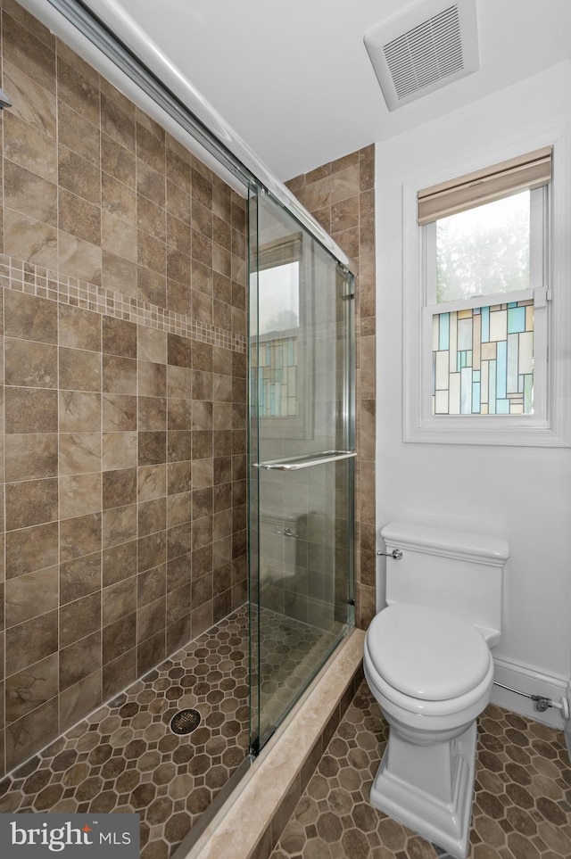 6 E Hamilton Ave, Silver Spring, MD 20901 - bathroom featuring toilet and a shower stall